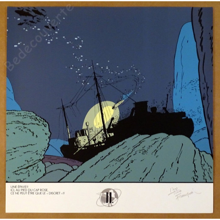 Franquin - Portfolio Spirou Le repère de la murène 1987
