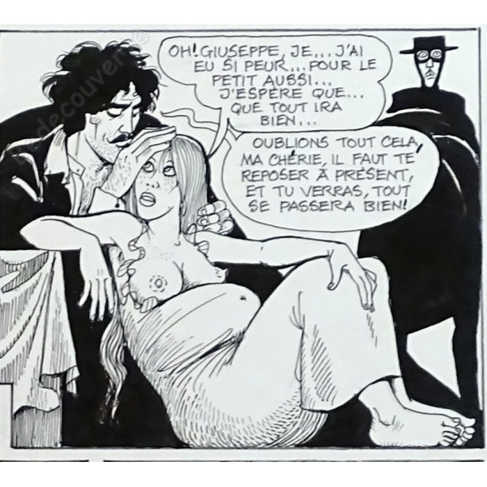 Pichard - Planche originale Blanche Epiphanie Le Cavalier Noir