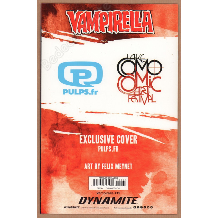 Gündüz - Vampirella #12 Couverture Félix Meynet
