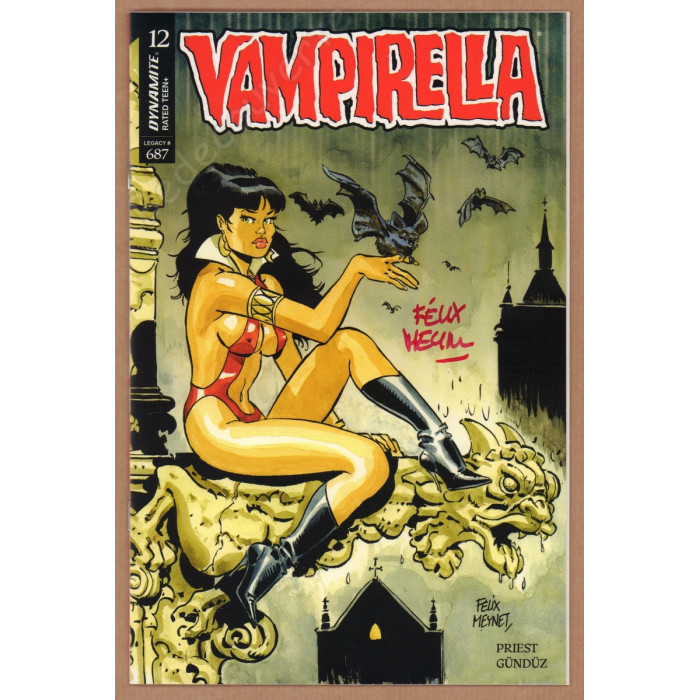 Gündüz - Vampirella 12 Couverture Félix Meynet