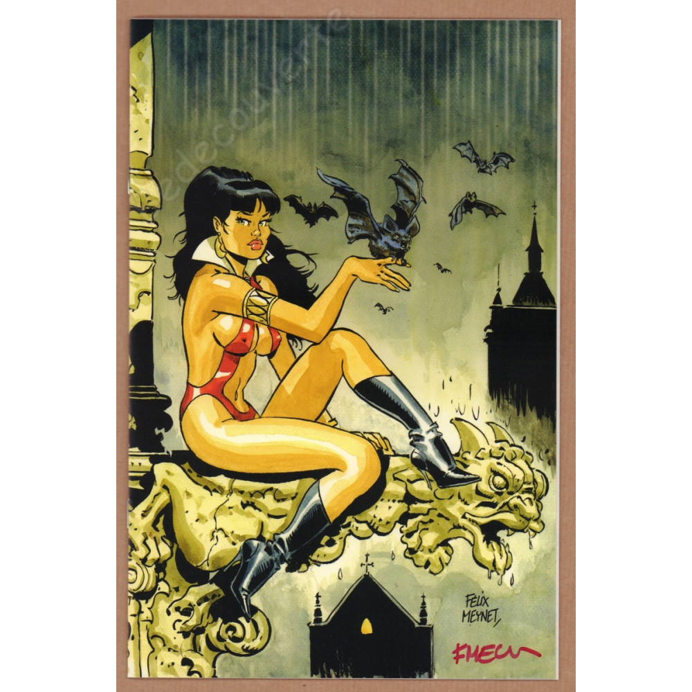 Gündüz - Vampirella 12 Couverture Félix Meynet Limité à 100 ex