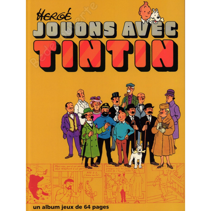 Hergé - Jouons avec Tintin