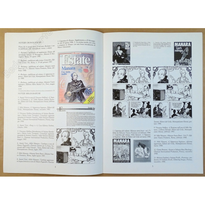 Manara - 1986 Opéra Omnia Reclame