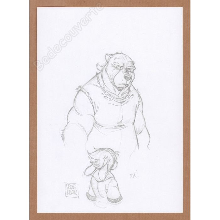 Martin Oscar - Dessin Original Solo Poderoso 2