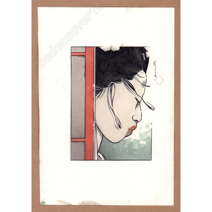 Michetz - Dessin Original Visage de profil