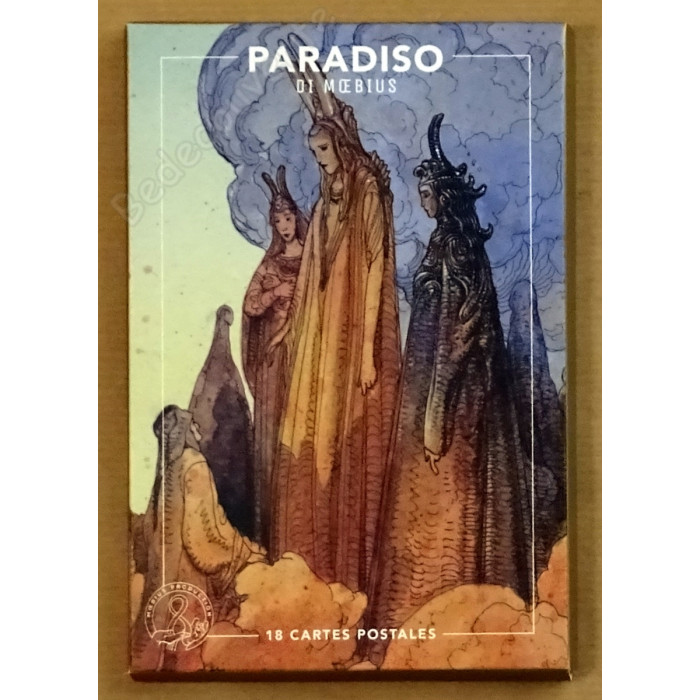 Moebius - Paradisio Ensemble de 18 cartes postales