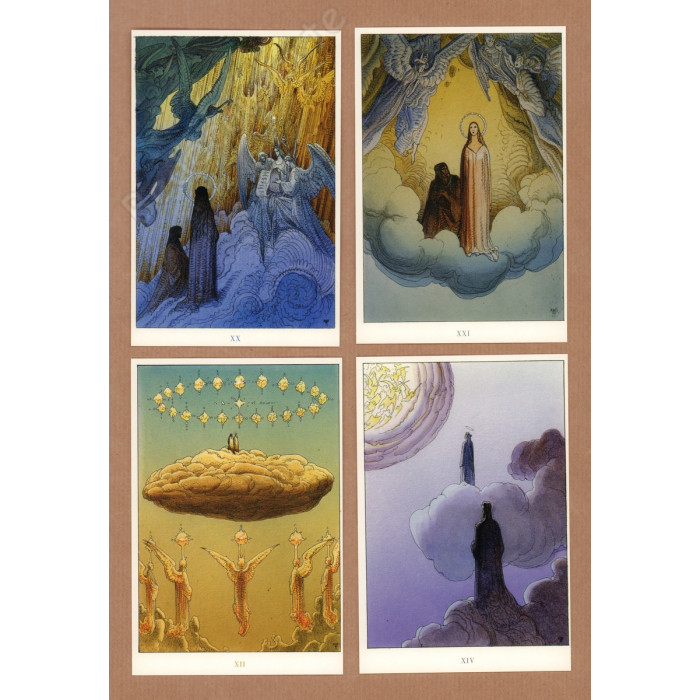 Moebius - Paradisio Ensemble de 18 cartes postales