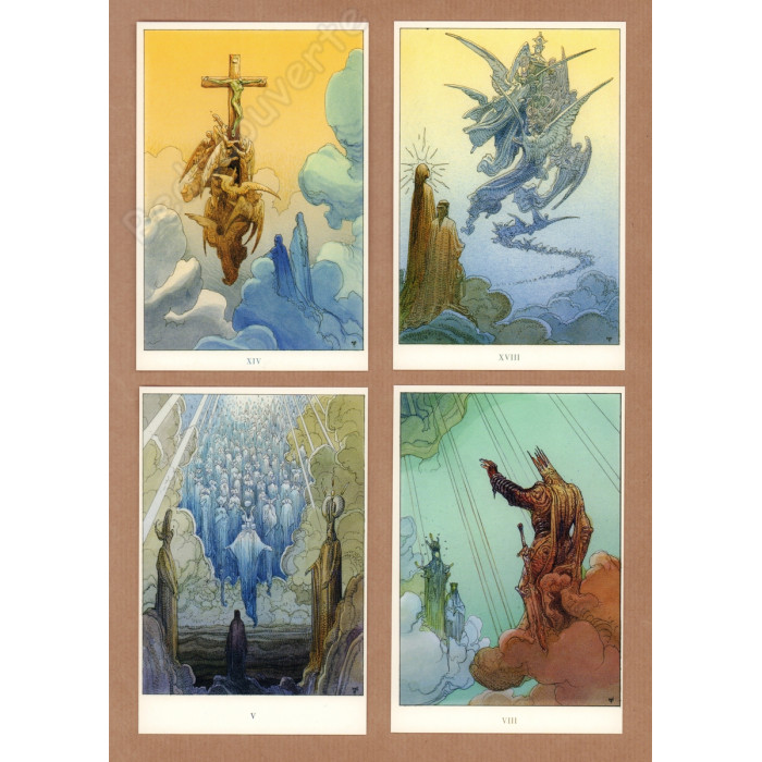 Moebius - Paradisio Ensemble de 18 cartes postales