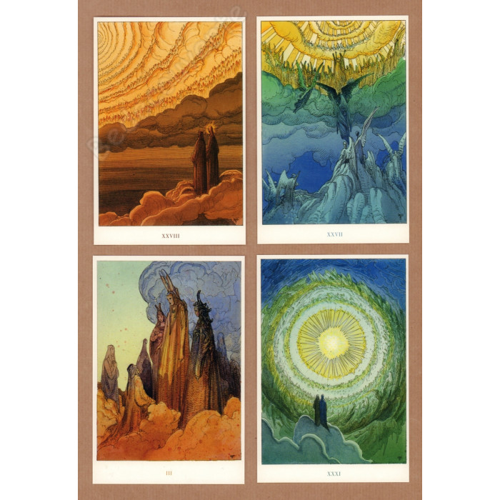Moebius - Paradisio Ensemble de 18 cartes postales