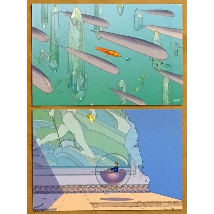 Moebius - Destination Edena Ensemble de 10 cartes postales