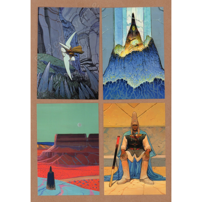 Moebius - Arzak L'intemporel Ensemble de 18 cartes postales