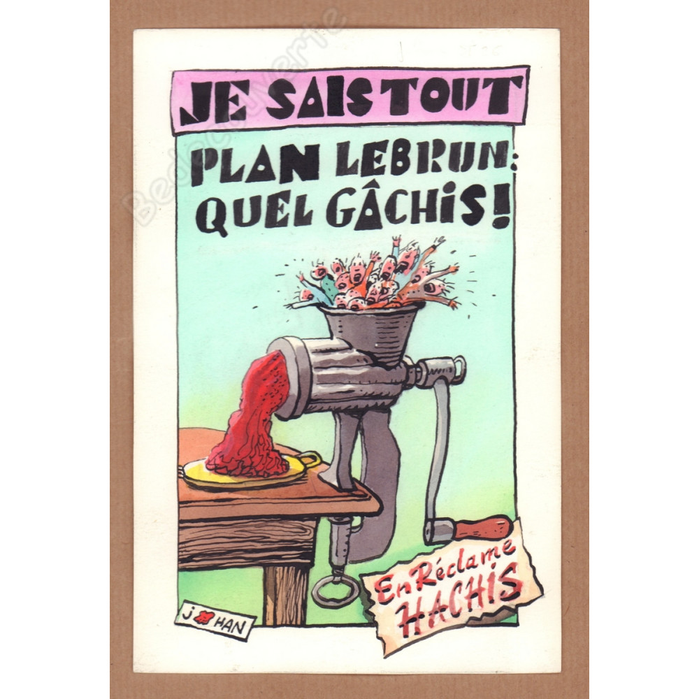 De Moor Johan - Je Sais Tout Plan Lebrun Quel Gâchis!