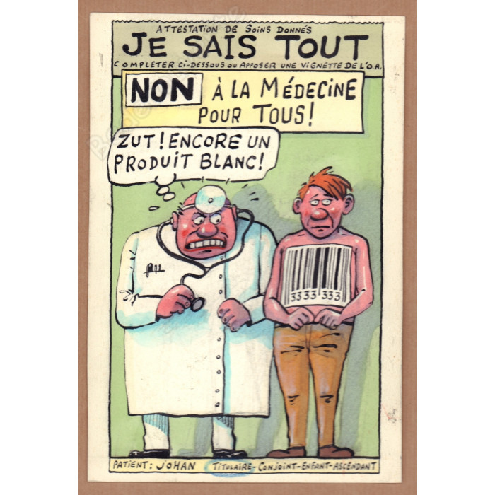 De Moor Johan - Je Sais Tout Non A La Médecine Pour Tous!