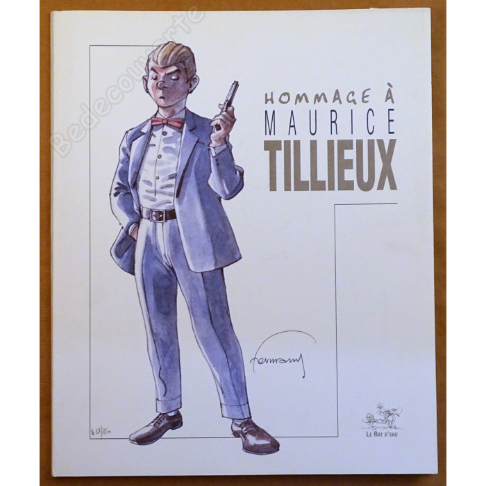 Collectif - Portfolio Hommage à Maurice Tillieux HC 51/150 + Dédicaces Walthéry