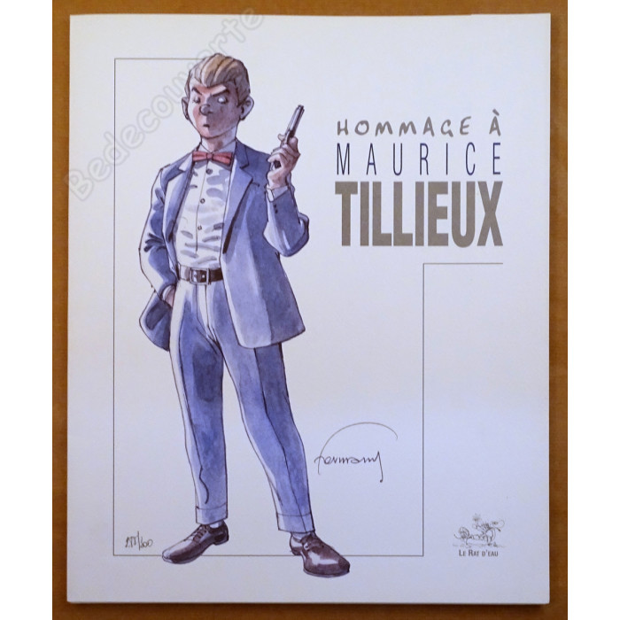Collectif - Portfolio Hommage à Maurice Tillieux 288/300 + Dédicace Walthéry