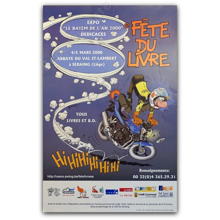 Batem - Jack Sélère Moto Fête Du Livre Val Saint Lambert 2000