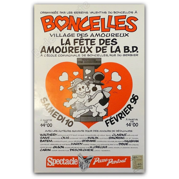 Desorgher - La Fête Des Amoureux de La BD de Boncelles 1996