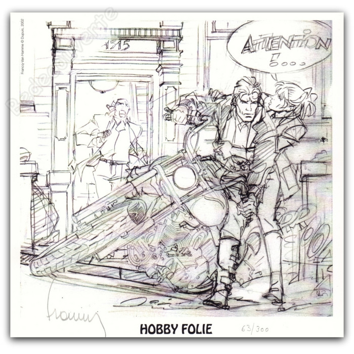 Francq - Largo Winch Moto Hobby Folie