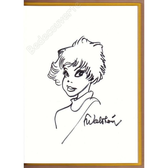 Walthéry - Artbook 69 by F. Walthéry 2 Version Jaune + Dédicace C