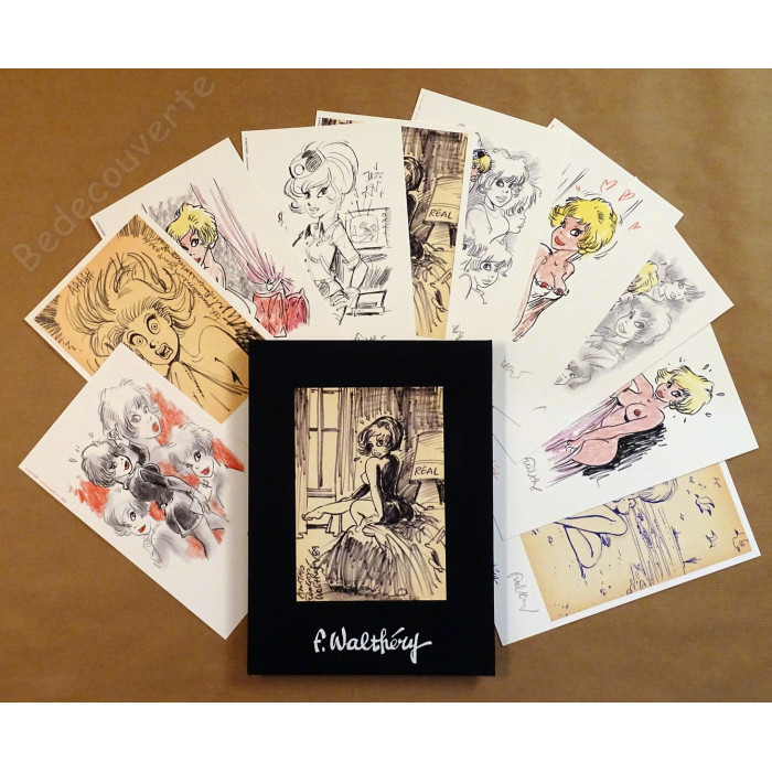 Walthéry - Artbook 69 by F. Walthéry 2 Version 45 exemplaires Avec 10 ex-libris