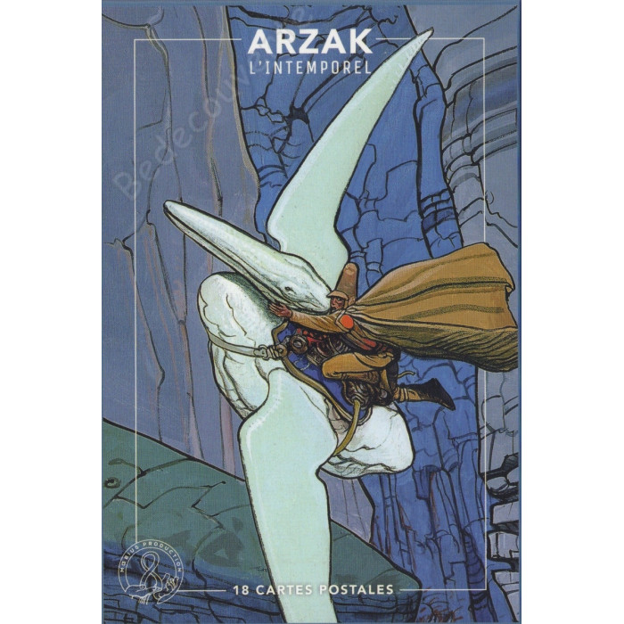 Moebius - Arzak L'intemporel Ensemble de 18 cartes postales