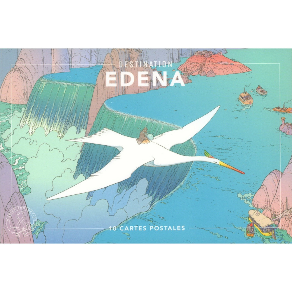 Moebius - Destination Edena Ensemble de 10 cartes postales