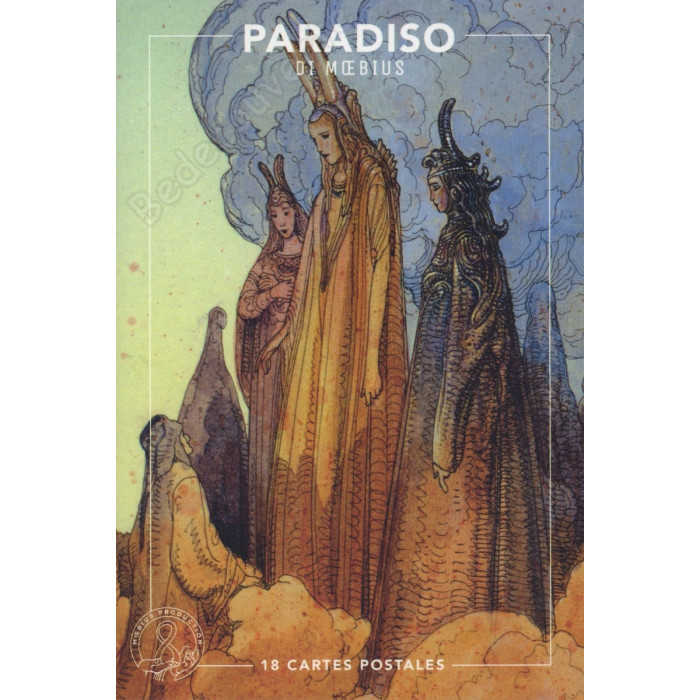 Moebius - Paradisio Ensemble de 18 cartes postales