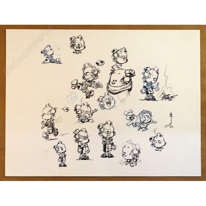Verlinden - Dessin Original Le petit Spirou