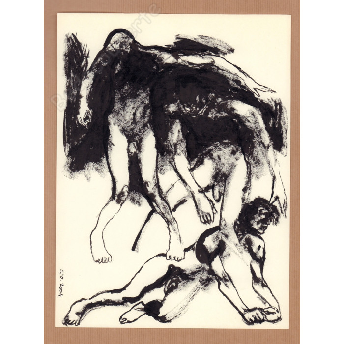 Edmond Baudoin - Dessin Original Hommes