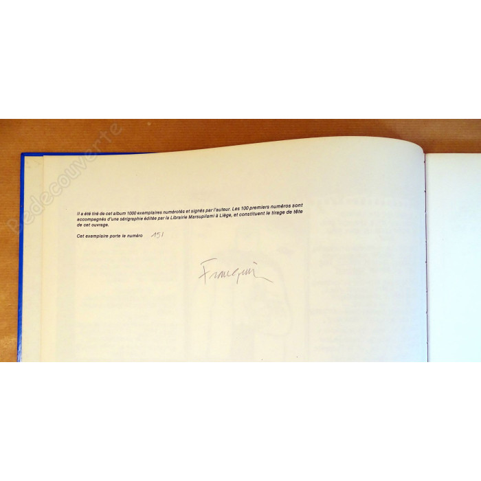 Franquin - Gaston Gaffes en Grand Tirage de Luxe n°151/1000