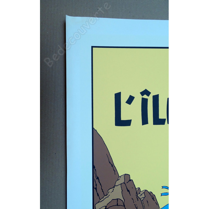 Hergé - Tintin L'Ile Noire Escale à Paris
