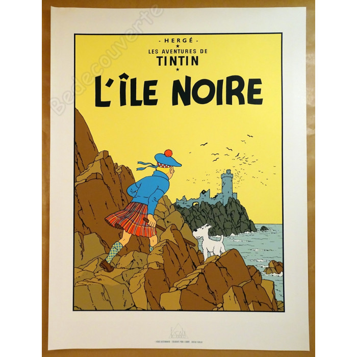 Hergé - Tintin L'Ile Noire Escale à Paris