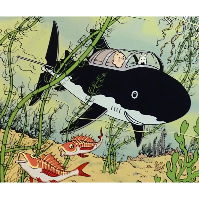 Hergé - Tintin Le Tresor Rackam Le Rouge Escale à Paris