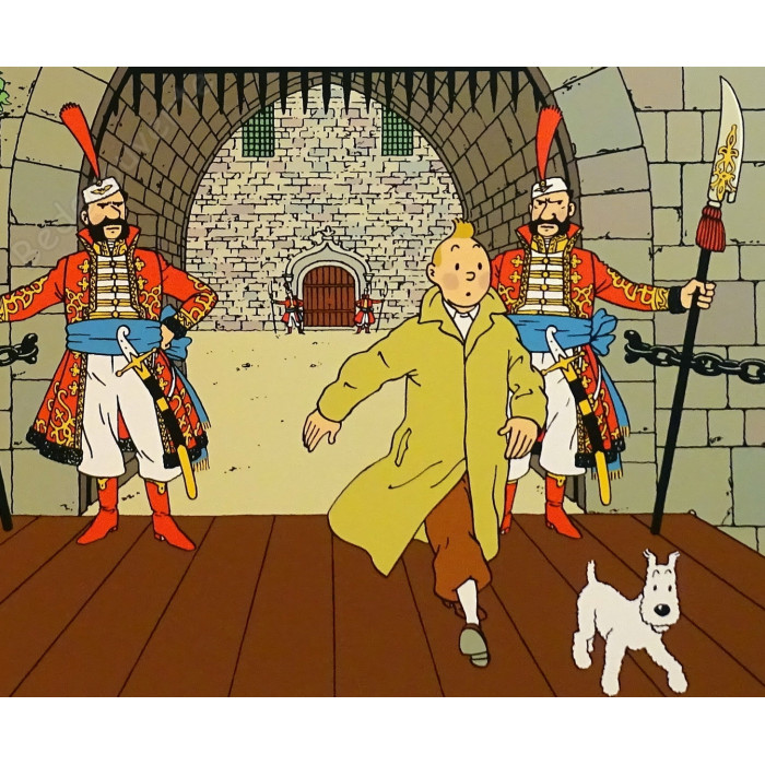 Hergé - Tintin Le Specte d'Ottokar Escale à Paris