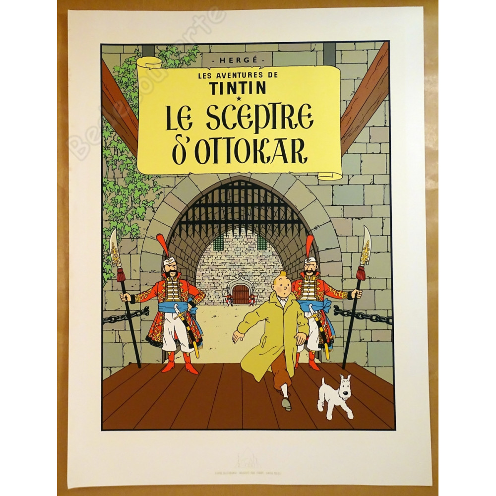 Hergé - Tintin Le Specte d'Ottokar Escale à Paris
