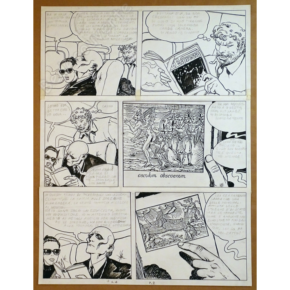 Manara Milo - Planche Originale Candide Camera pl.32