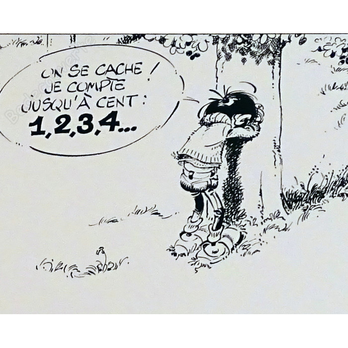 Franquin - Gaston On se cache
