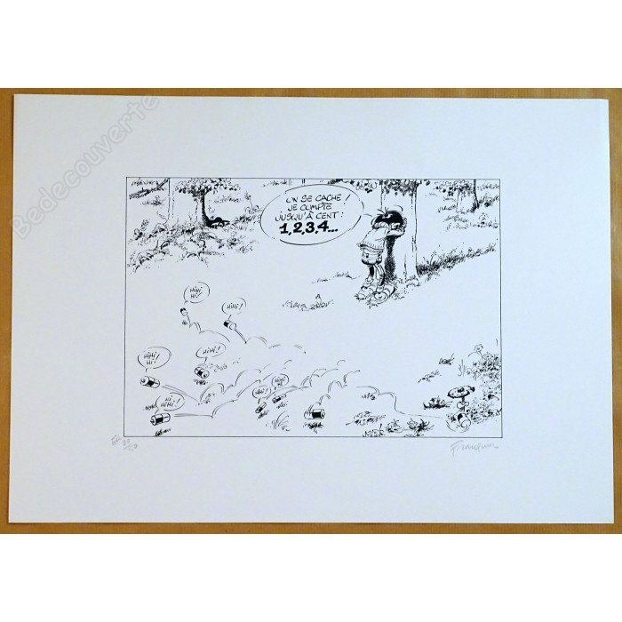 Franquin - Gaston On se cache