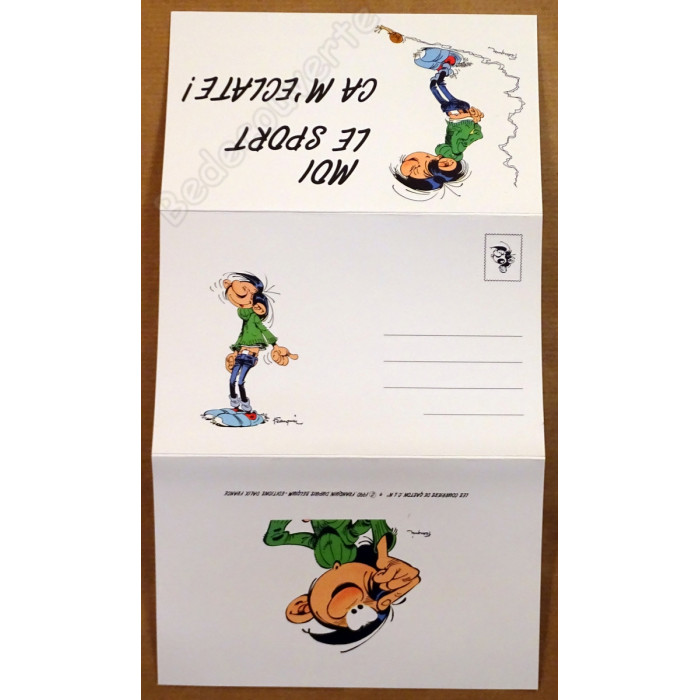 Franquin - Lot de 6 Cartes Postales Gaston Lagaffe