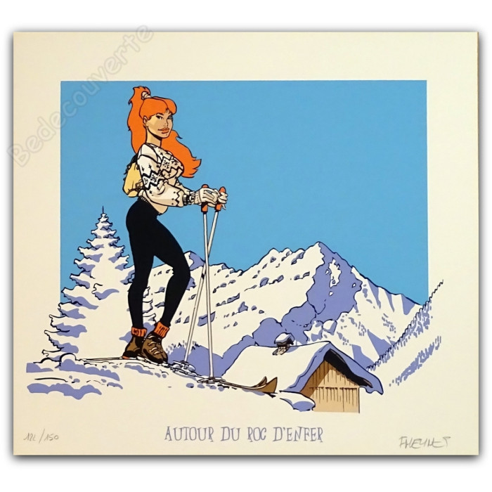 Meynet - Autour Du Roc d'Enfer Skieuse