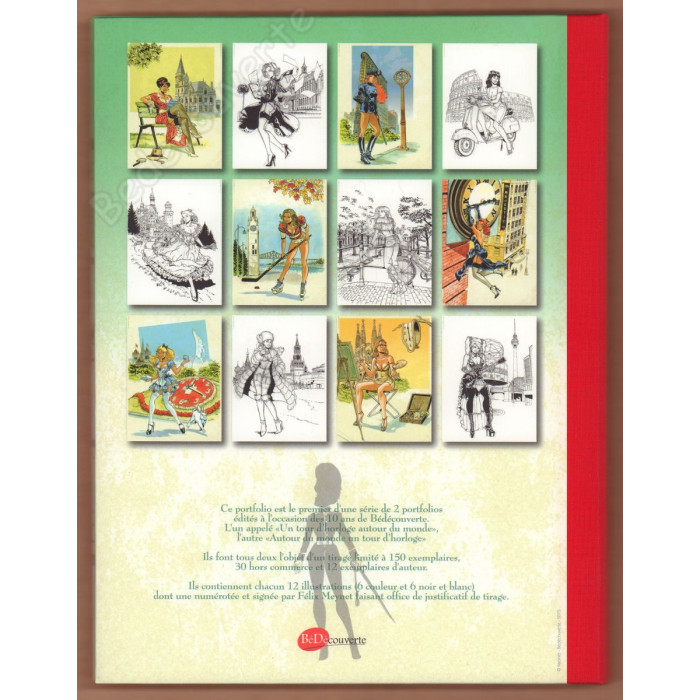 Meynet - Portfolio Un tour d'horloge + Dédicace n°86/150