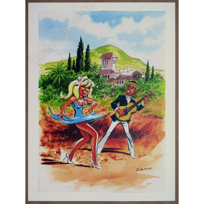 Dany - Portfolio Il était 7 fois n°19 + Dédicace couleur n°59/77