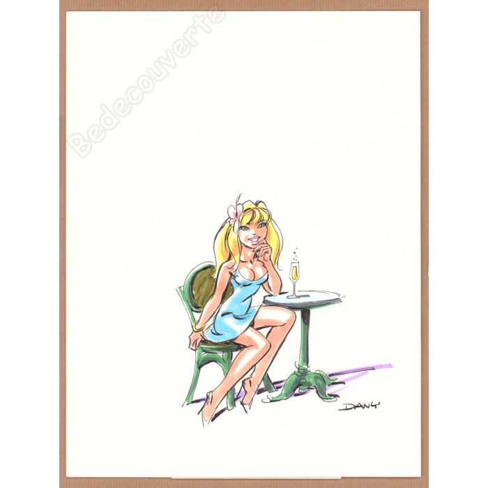 Dany - Portfolio Il était 7 fois n°19 + Dédicace couleur n°59/77