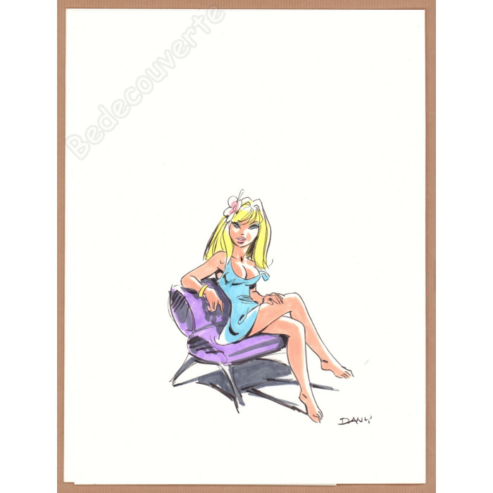 Dany - Portfolio Il était 7 fois n°19 + Dédicace couleur n°50/77