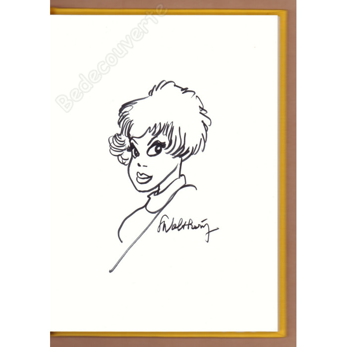 Walthéry - Artbook 69 by F. Walthéry 2 Version Jaune + Dédicace 17/30