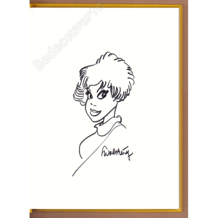 Walthéry - Artbook 69 by F. Walthéry 2 Version Jaune + Dédicace 21/30