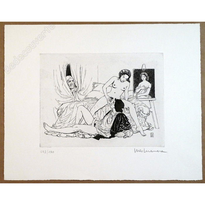 Manara - Estampe imprimée en eau-forte n°02