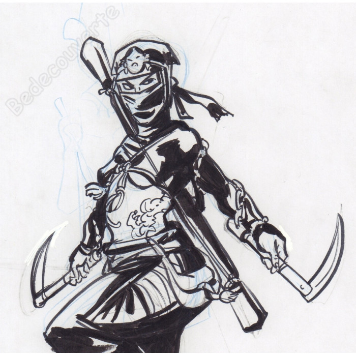 Hub - Dessin Original Okko Ninja