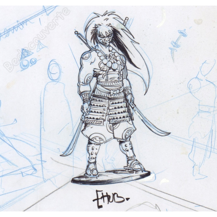 Hub - Dessin Original Okko Noburo et recherches