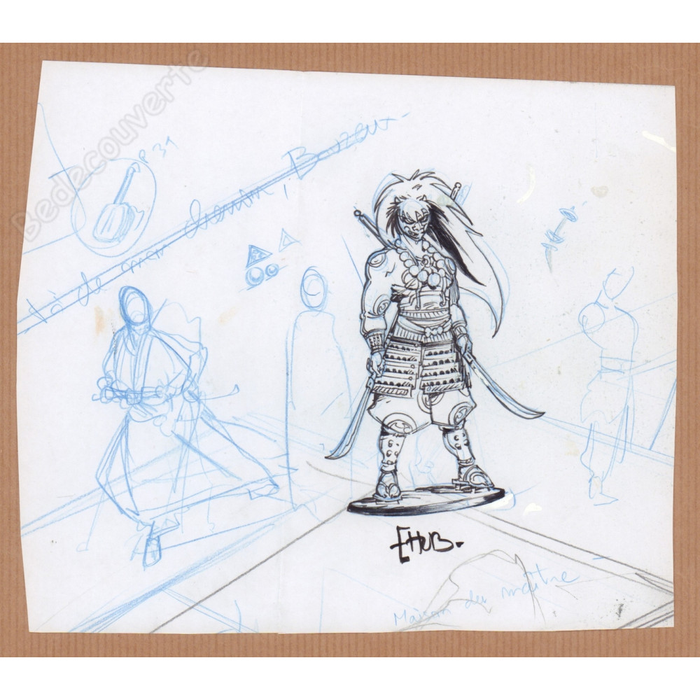 Hub - Dessin Original Okko Noburo et recherches